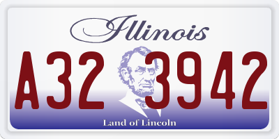 IL license plate A323942