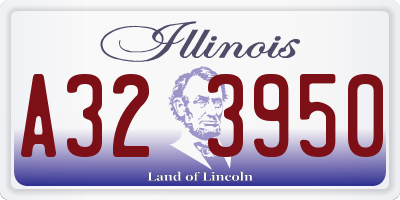 IL license plate A323950