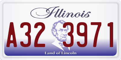 IL license plate A323971