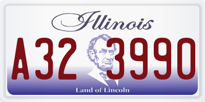 IL license plate A323990