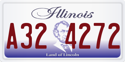 IL license plate A324272