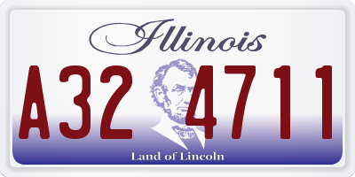 IL license plate A324711
