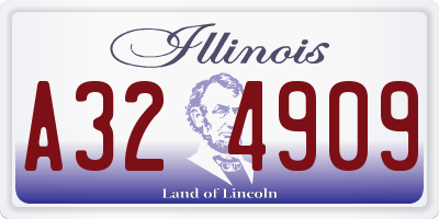 IL license plate A324909