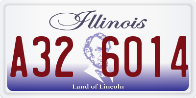 IL license plate A326014