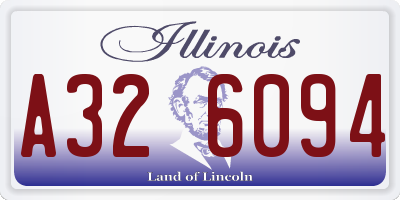 IL license plate A326094