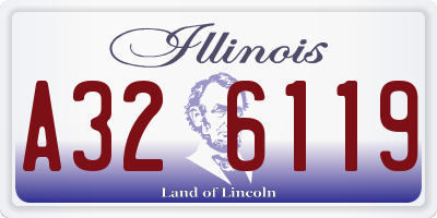IL license plate A326119