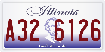 IL license plate A326126