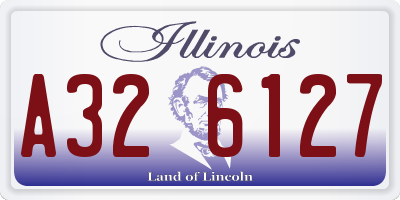IL license plate A326127