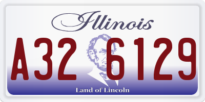IL license plate A326129
