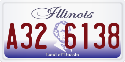 IL license plate A326138