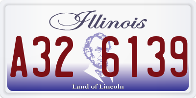 IL license plate A326139