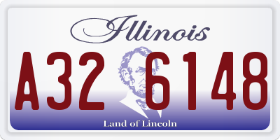 IL license plate A326148