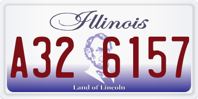 IL license plate A326157