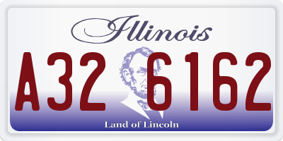 IL license plate A326162