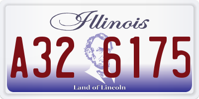 IL license plate A326175