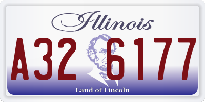 IL license plate A326177