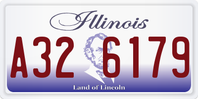 IL license plate A326179