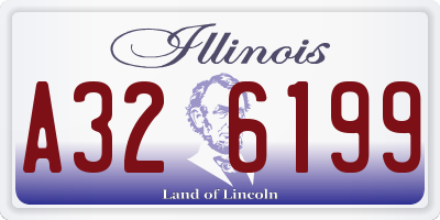 IL license plate A326199