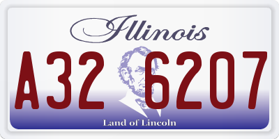 IL license plate A326207