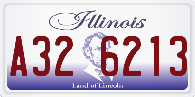 IL license plate A326213