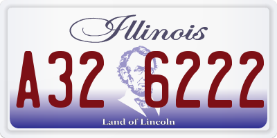 IL license plate A326222