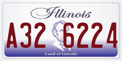 IL license plate A326224