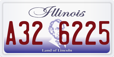 IL license plate A326225