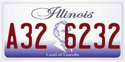 IL license plate A326232