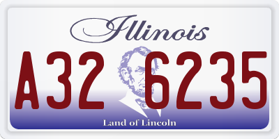IL license plate A326235