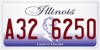 IL license plate A326250
