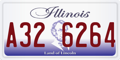 IL license plate A326264