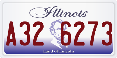 IL license plate A326273