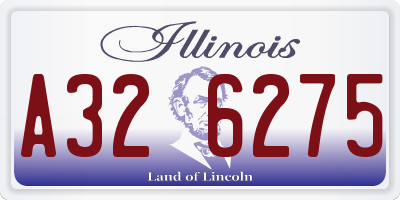 IL license plate A326275
