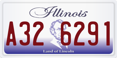 IL license plate A326291