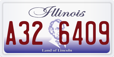IL license plate A326409