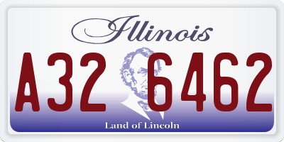 IL license plate A326462