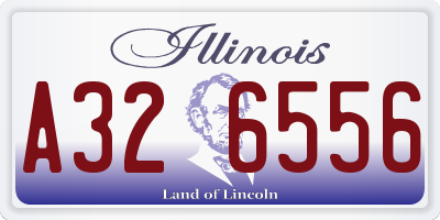 IL license plate A326556