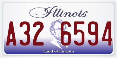 IL license plate A326594