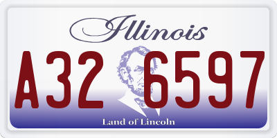 IL license plate A326597