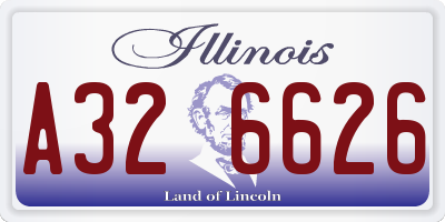 IL license plate A326626