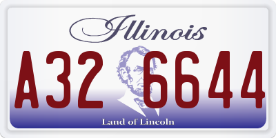 IL license plate A326644