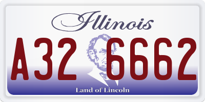 IL license plate A326662