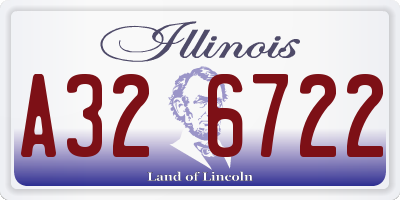 IL license plate A326722