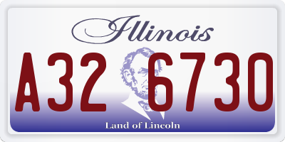IL license plate A326730