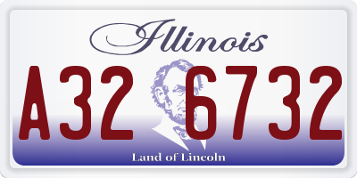 IL license plate A326732