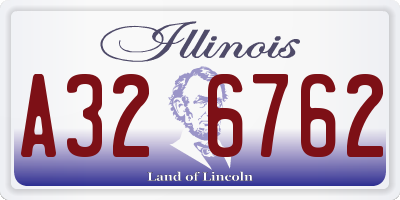 IL license plate A326762