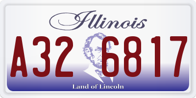 IL license plate A326817
