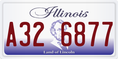 IL license plate A326877