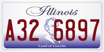 IL license plate A326897