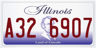 IL license plate A326907